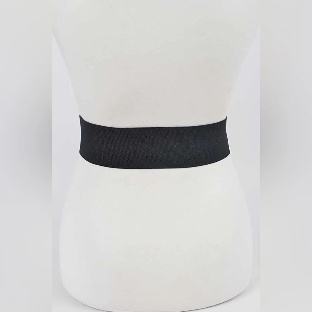 Vegan Leather Elastic Corset Statement Belt - Picture 8 of 8